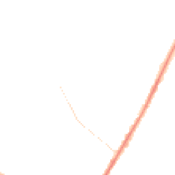 Night-time road noise heatmap for WF1 2LB