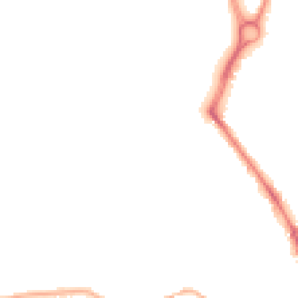 Night-time road noise heatmap for WF1 2RT