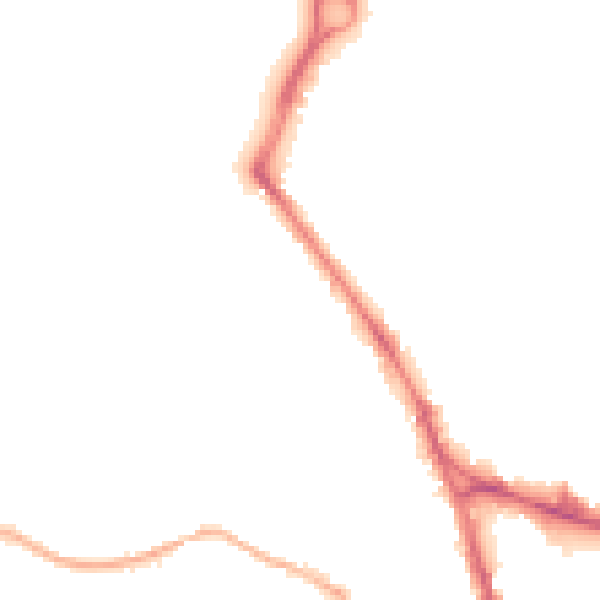 Night-time road noise heatmap for WF1 3JP