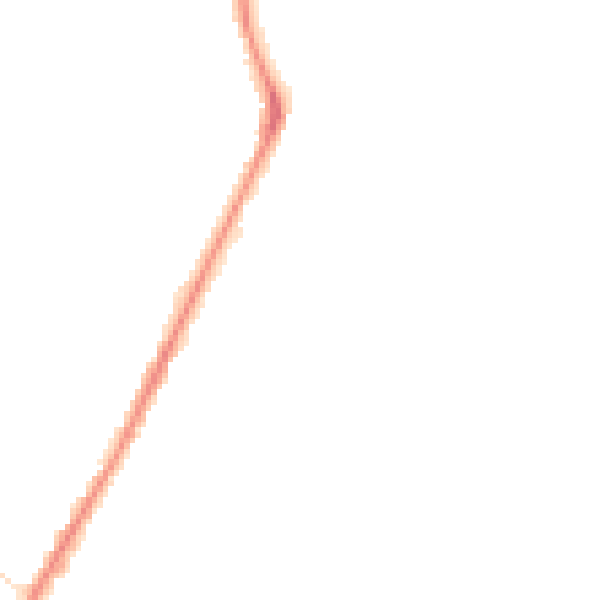 Night-time road noise heatmap for WF1 3TF