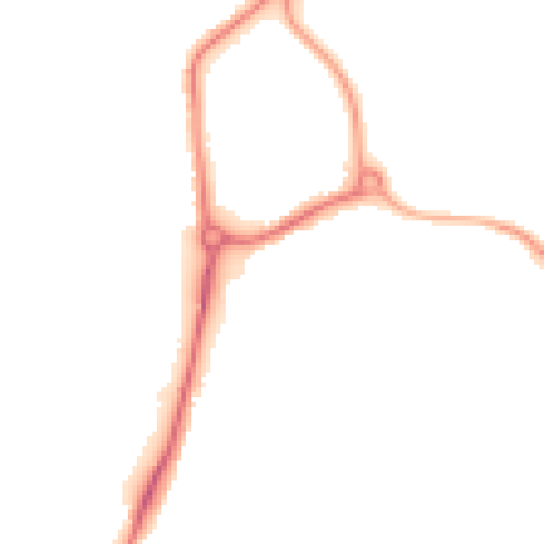 Night-time road noise heatmap for WF1 4FH
