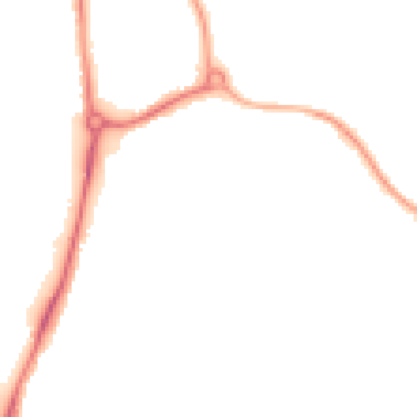 Night-time road noise heatmap for WF1 4TD