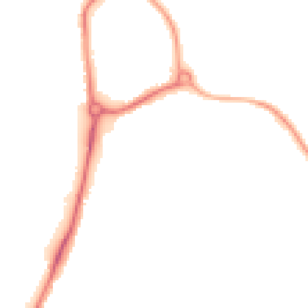 Night-time road noise heatmap for WF1 4TH