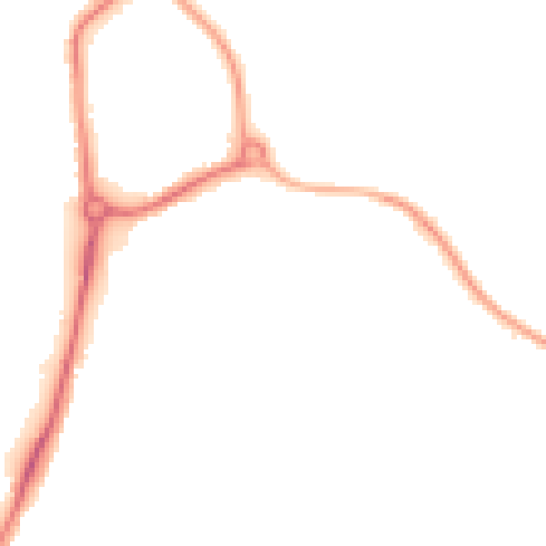 Night-time road noise heatmap for WF1 4TJ