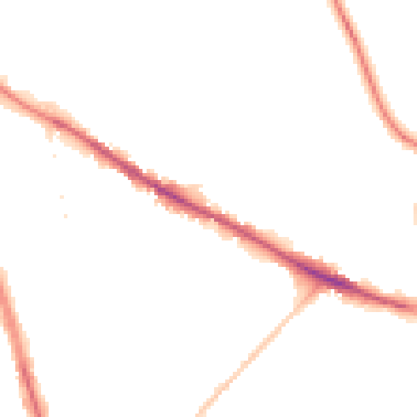 Night-time road noise heatmap for WF1 5EY