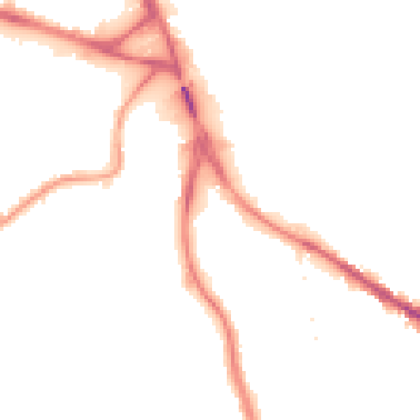 Night-time road noise heatmap for WF1 5JH