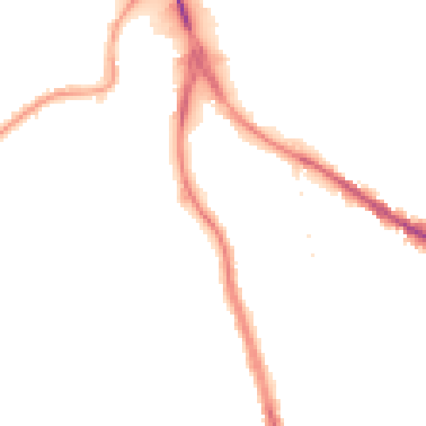 Night-time road noise heatmap for WF1 5JZ