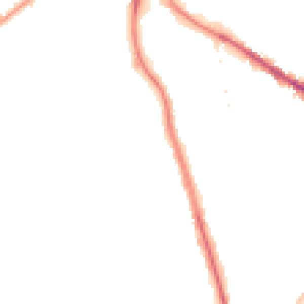 Night-time road noise heatmap for WF1 5PT