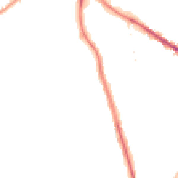 Night-time road noise heatmap for WF1 5PU