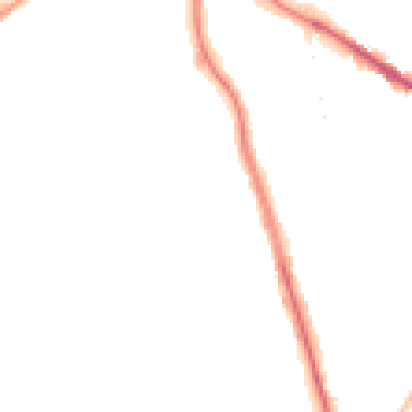 Night-time road noise heatmap for WF1 5PX