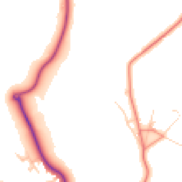 Daytime road noise heatmap for WF1 5ST
