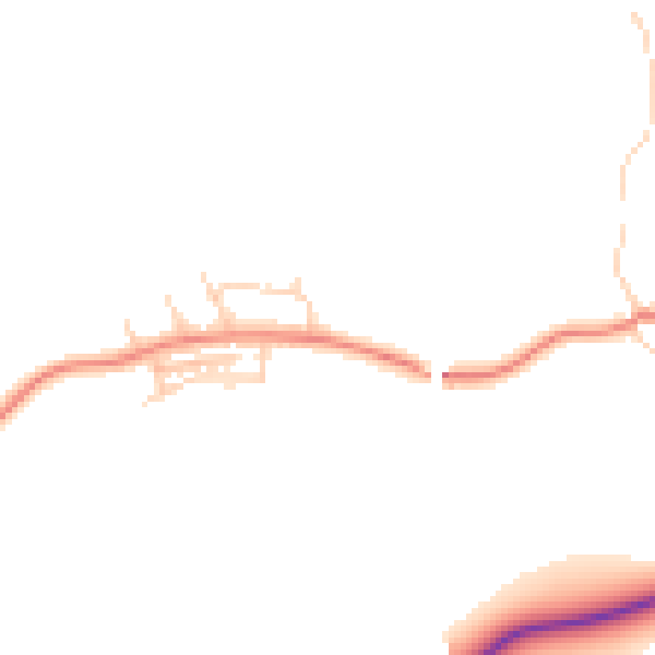 Daytime road noise heatmap for WF1 5TH