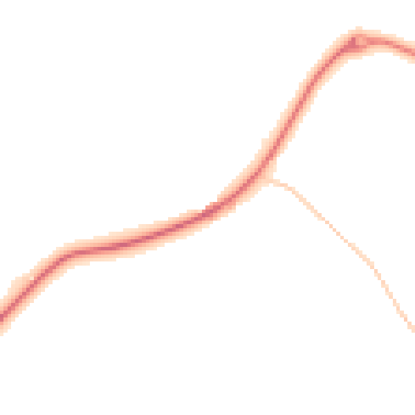 Night-time road noise heatmap for WF1 5TP