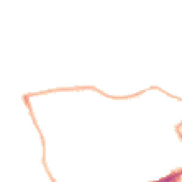 Night-time road noise heatmap for WF2 0DH