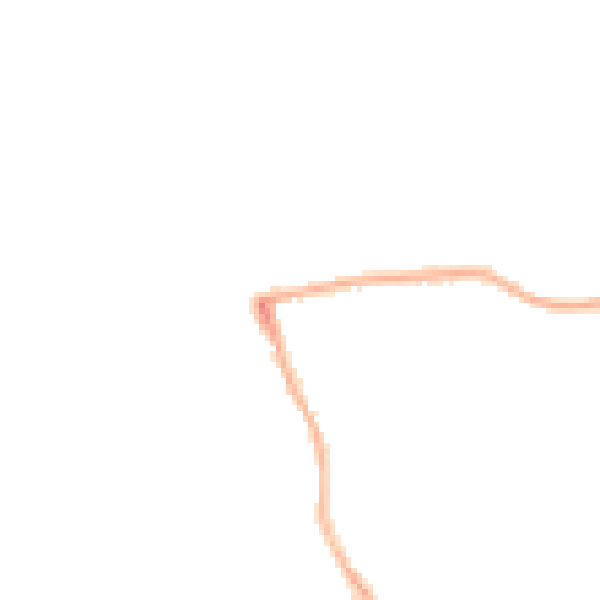 Night-time road noise heatmap for WF2 0DP