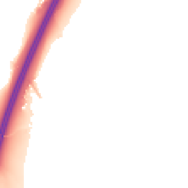 Night-time road noise heatmap for WF2 0RU