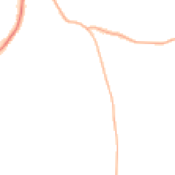 Night-time road noise heatmap for WF2 6JF