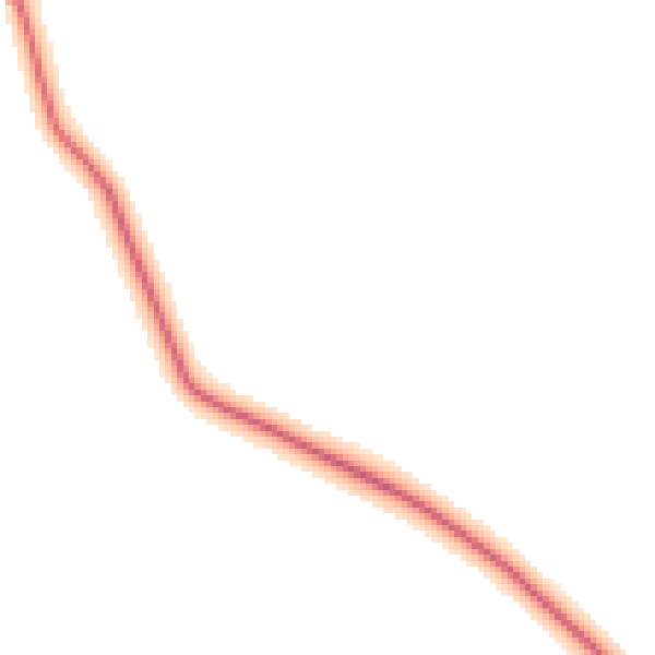 Daytime road noise heatmap for WF2 6PT