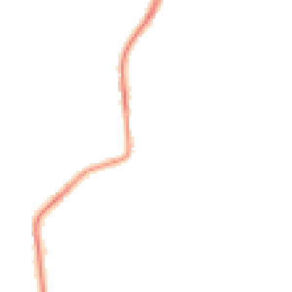Night-time road noise heatmap for WF2 6QD