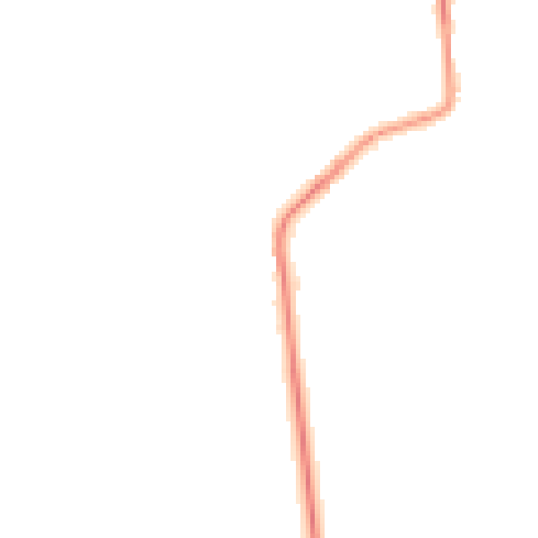Night-time road noise heatmap for WF2 6QJ