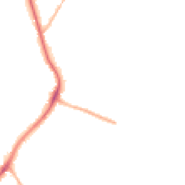 Night-time road noise heatmap for WF2 6QX