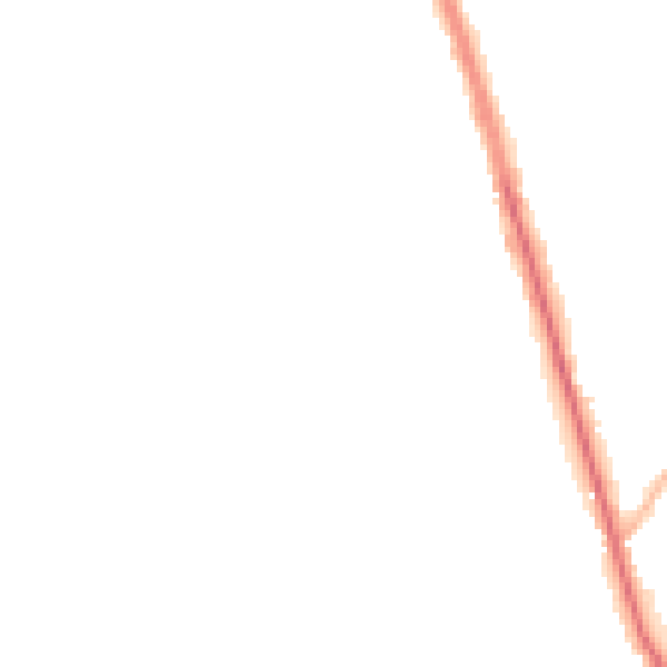 Night-time road noise heatmap for WF2 7LQ