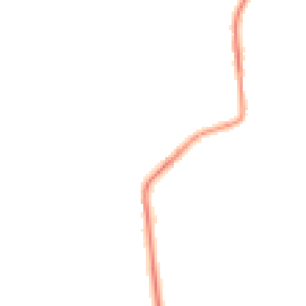Night-time road noise heatmap for WF2 7SU