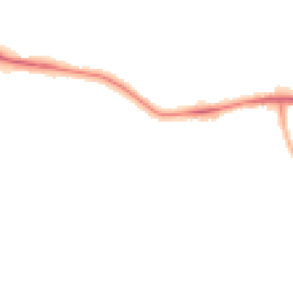 Night-time road noise heatmap for WF2 8EL