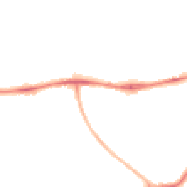Night-time road noise heatmap for WF2 8JB
