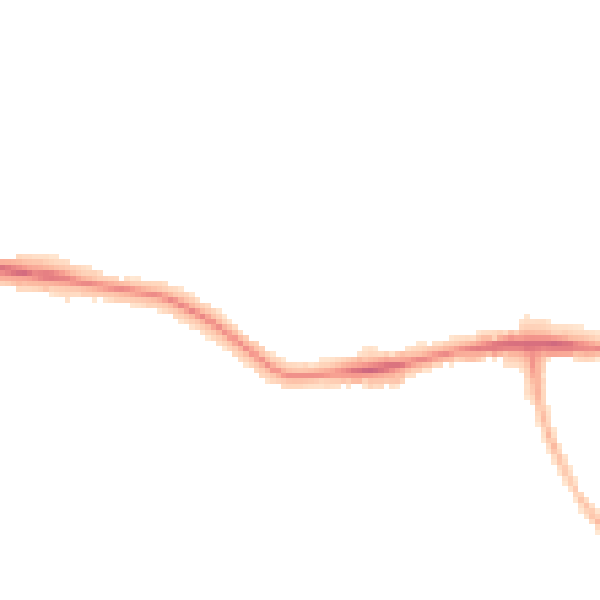 Night-time road noise heatmap for WF2 9DJ