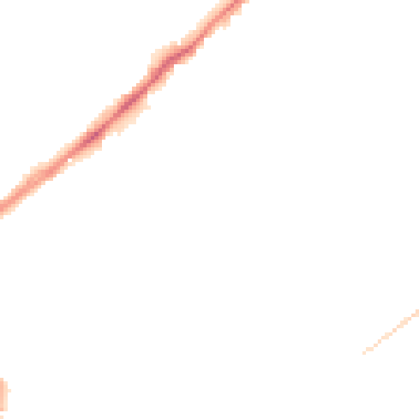 Night-time road noise heatmap for WF8 2TR