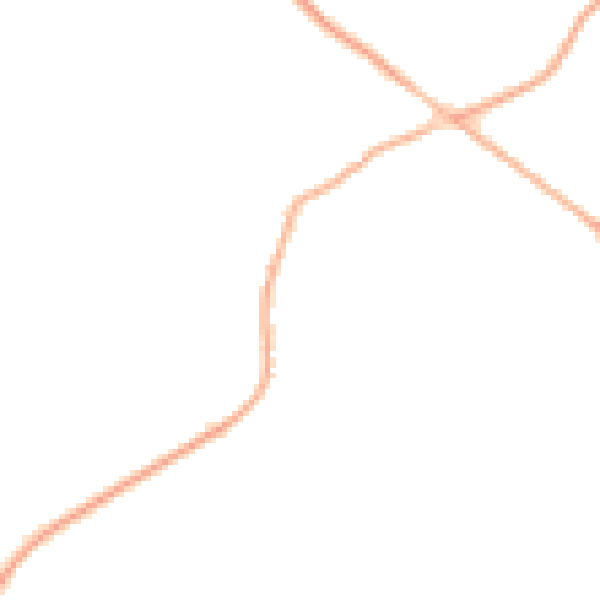Night-time road noise heatmap for WF8 3DJ