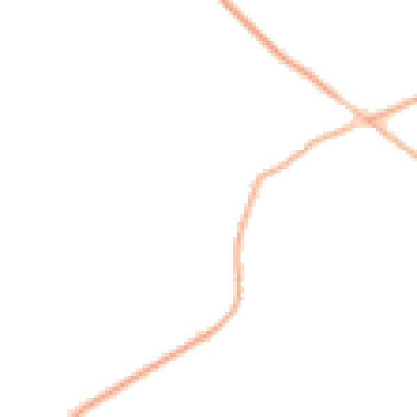 Night-time road noise heatmap for WF8 3ET