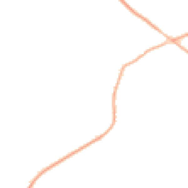 Night-time road noise heatmap for WF8 3HA