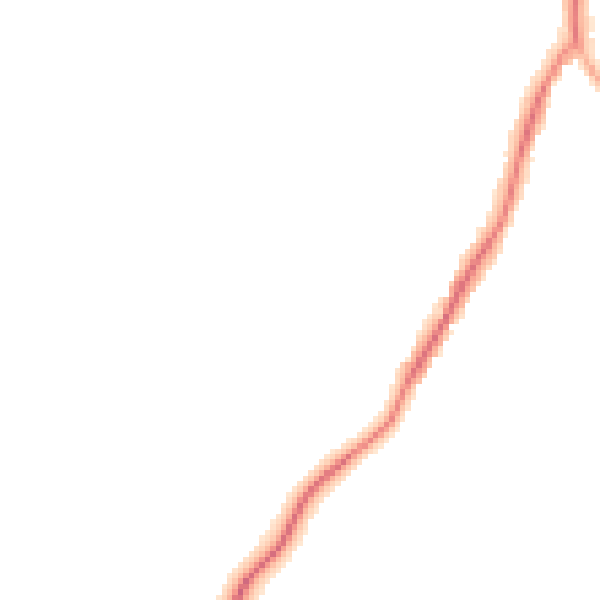 Night-time road noise heatmap for WF8 4LF