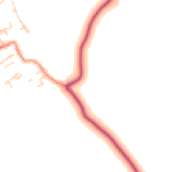 Daytime road noise heatmap for WF9 1AA