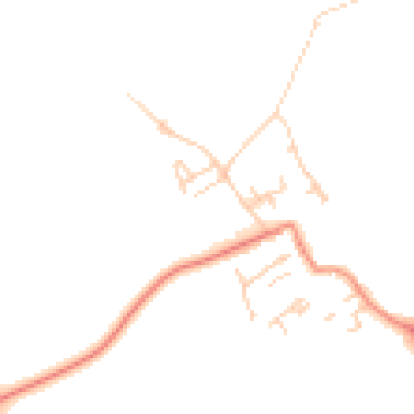 Daytime road noise heatmap for WF9 1BF