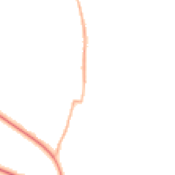 Night-time road noise heatmap for WF9 1BH