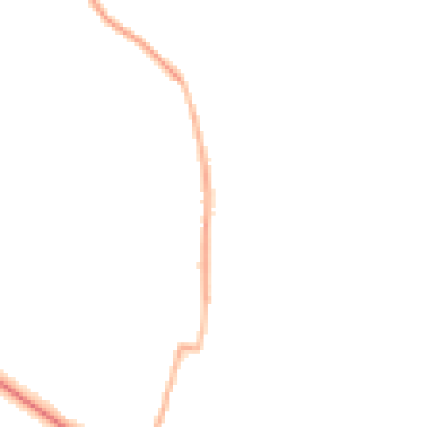 Night-time road noise heatmap for WF9 1BN