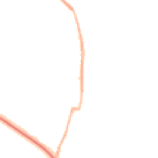 Night-time road noise heatmap for WF9 1BS