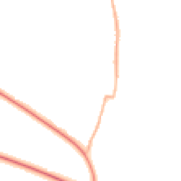 Night-time road noise heatmap for WF9 1DE