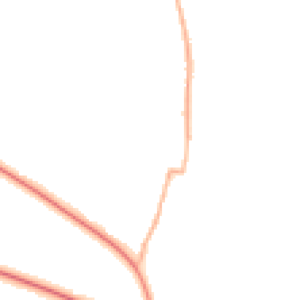Night-time road noise heatmap for WF9 1DG