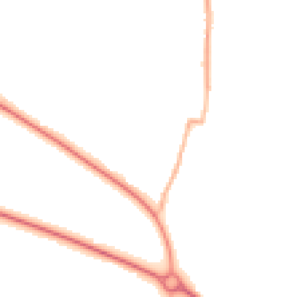 Night-time road noise heatmap for WF9 1DQ
