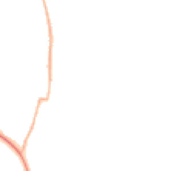 Night-time road noise heatmap for WF9 1JP
