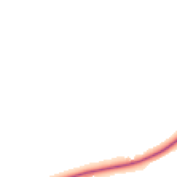 Night-time road noise heatmap for WF9 1JY