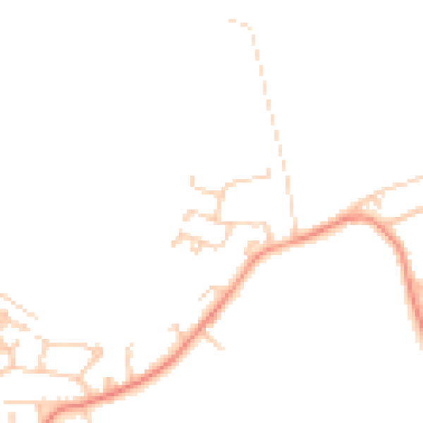 Daytime road noise heatmap for WF9 1NR