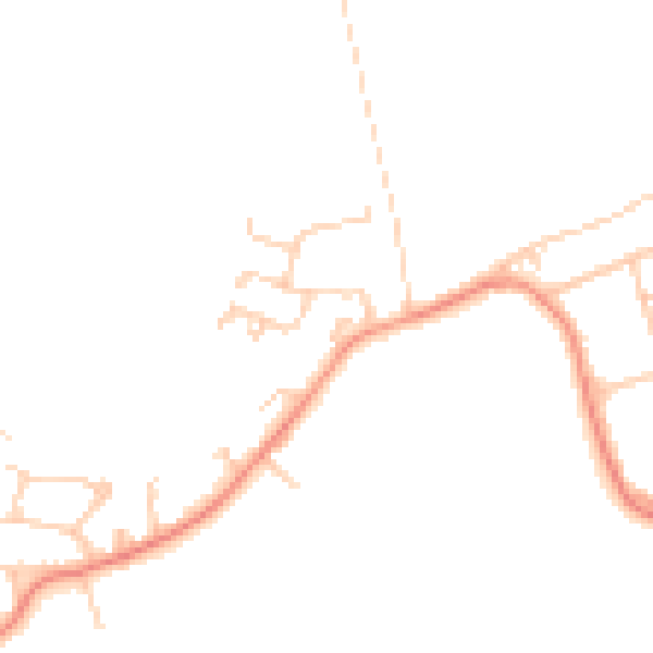 Daytime road noise heatmap for WF9 1PH