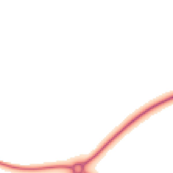 Night-time road noise heatmap for WF9 2EB