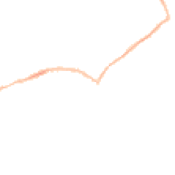 Night-time road noise heatmap for WF9 2PZ