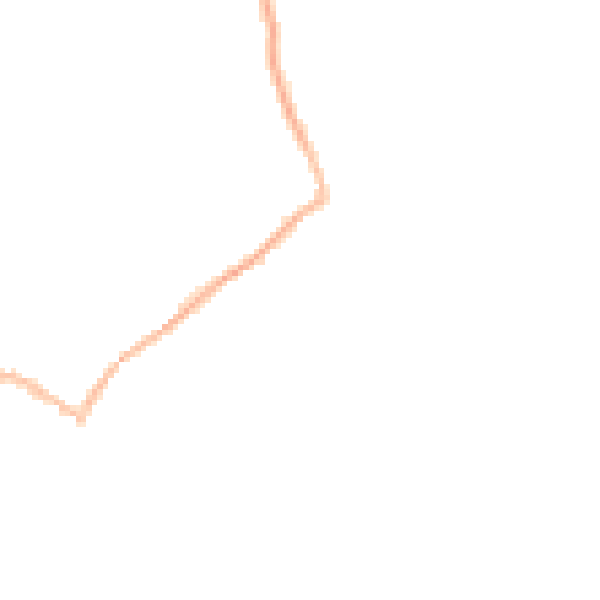 Night-time road noise heatmap for WF9 2SW